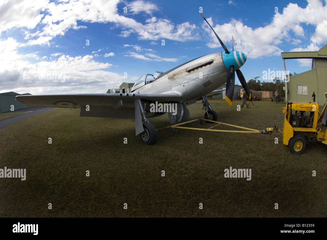 P51 Mustang Jagdflugzeug CAC CA-18 MK21 Mustang Stockfoto