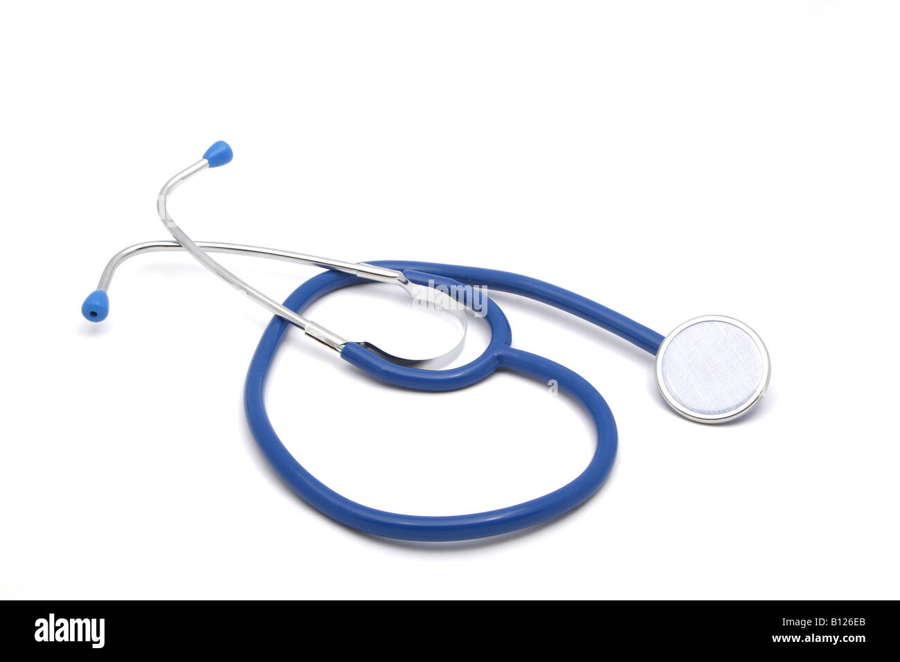 Einfache blaue Stethoskop, 2007 Stockfoto