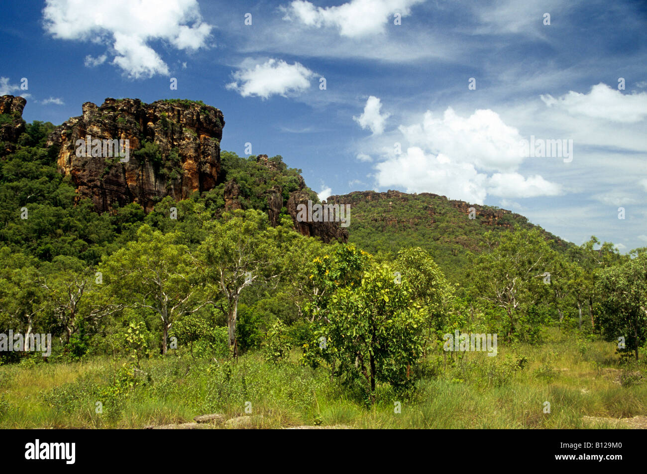 Nourlangie Rock im Kakadu-Nationalpark, Northern Territory, Australien. Stockfoto