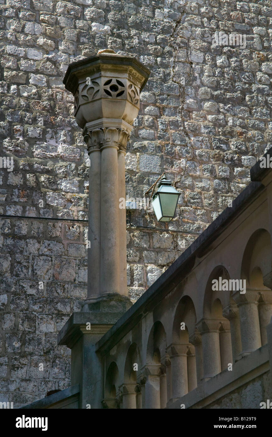 Pile-Tor mit alten Stadtmauer Dubrovnik Kroatien Stockfoto