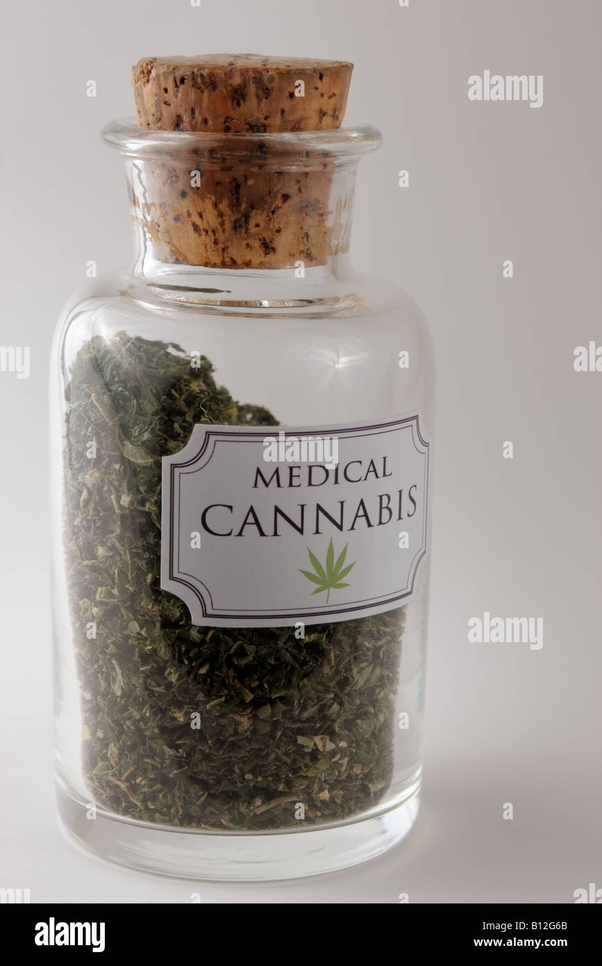 Medizinisches Marihuana Stockfoto