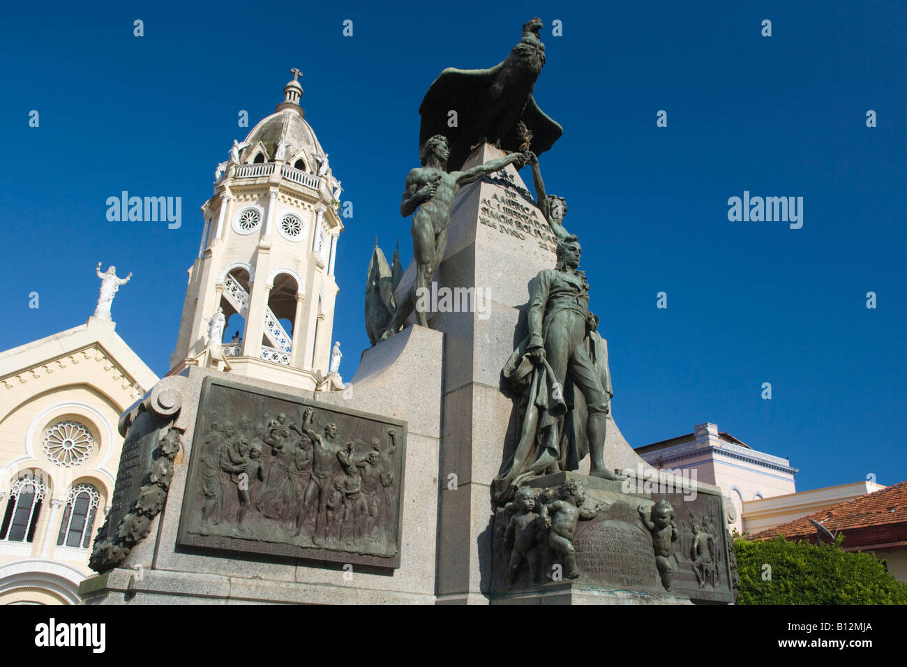 SIMON BOLIVAR MONUMENT PLAZA BOLIVAR CASCO ANTIGUO SAN FILIPE PANAMA