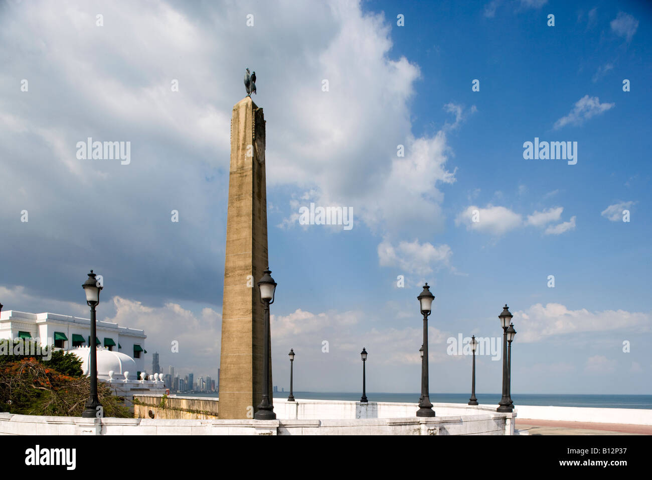 LAS BOVEDAS PROMENADE CASCO ANTIGUO PANAMA STADT REPUBLIK VON PANAMA Stockfoto