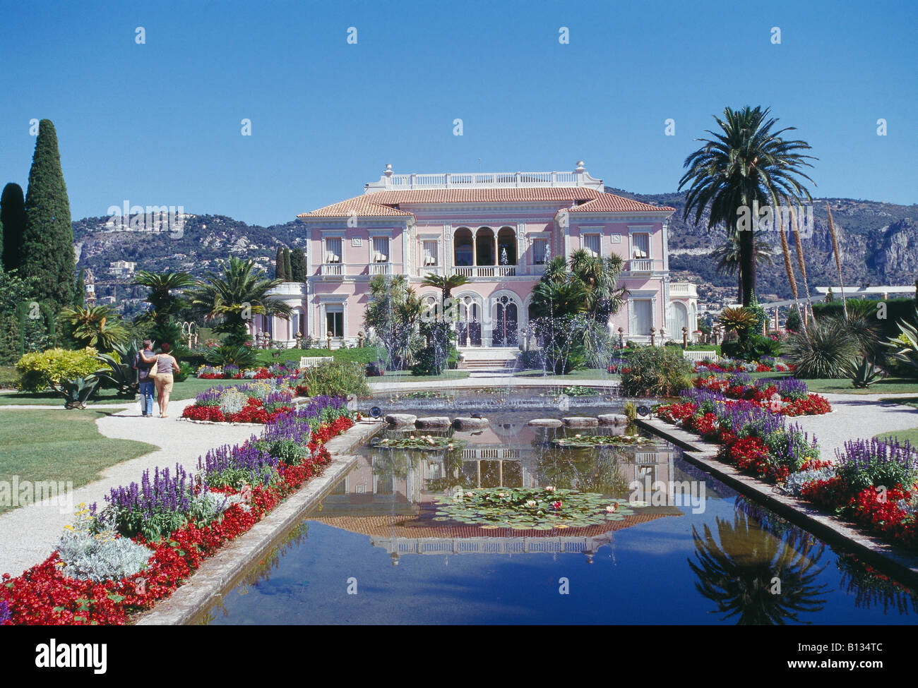 St Jean Cap Ferrat, Villa Ephrussi de Rothschild Stockfoto