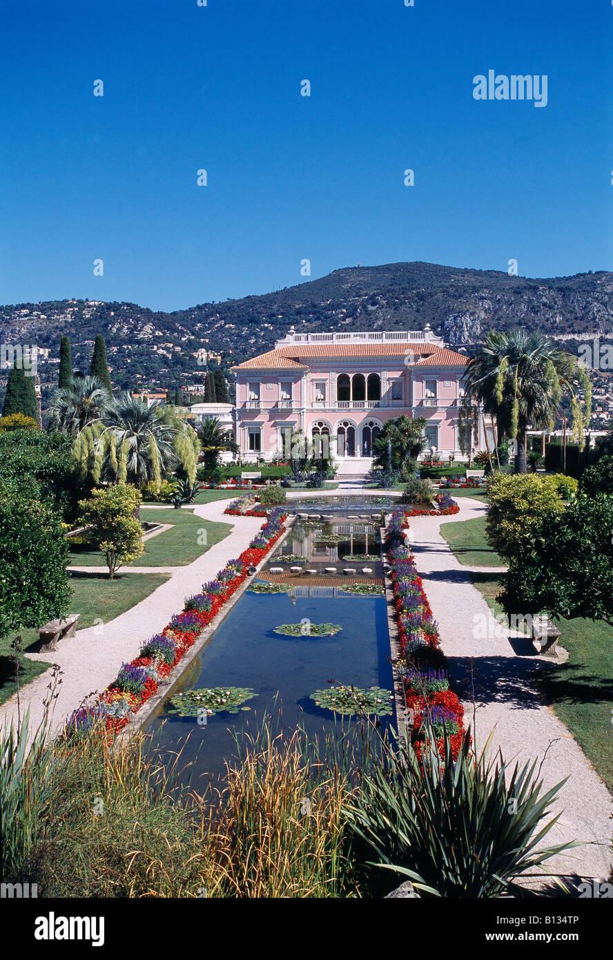 St Jean Cap Ferrat, Villa Ephrussi de Rothschild Stockfoto