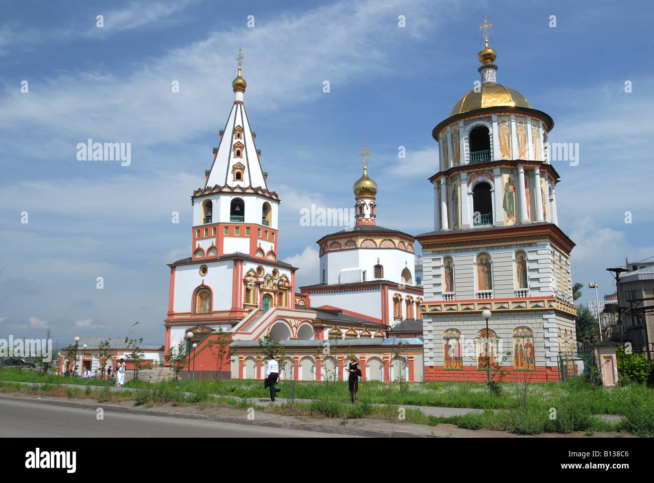 Russische orthodoxe Kirche Irkutsk Sibirien Russland Stockfotografie