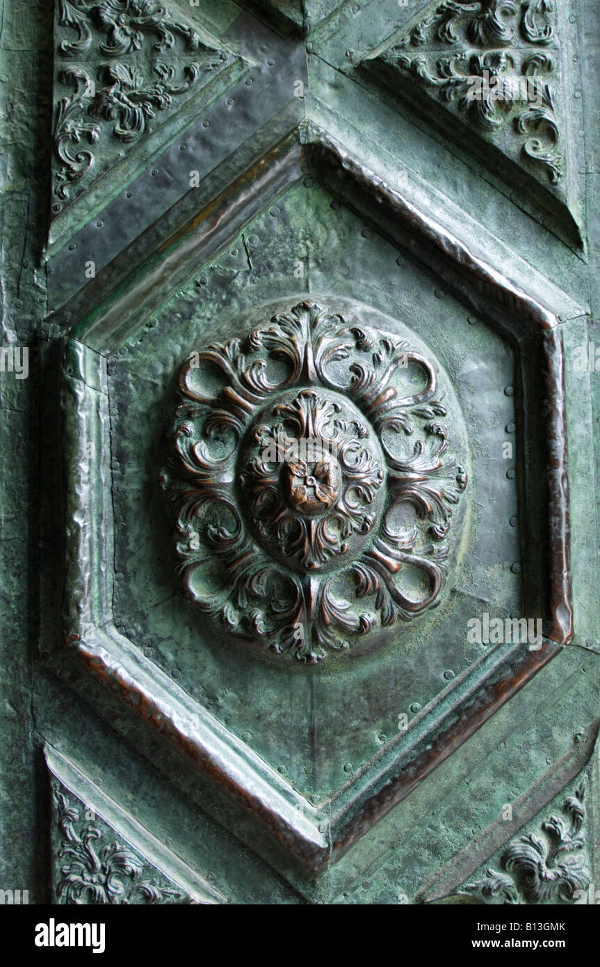 Tur Detail Der Santa Maria Della Salute Oder St Mary S Basilica Of Health Und Des Heils Venedig Italien Stockfotografie Alamy