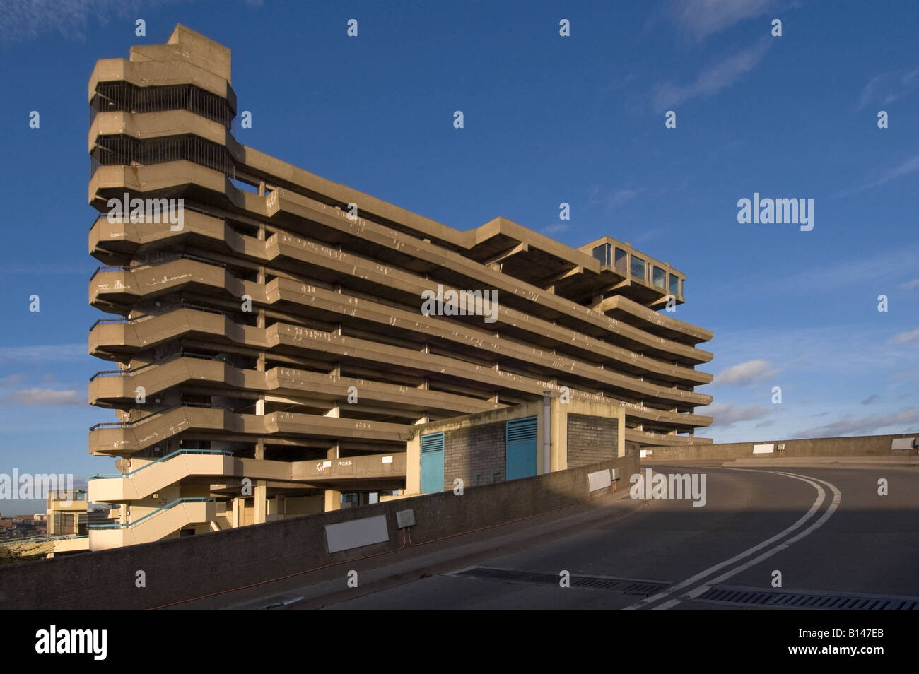 Get Carter Parkplatz Gateshead UK von Owen Luder Partnerschaft 1964 entworfen. Abbruch wegen 2008. Stockfoto