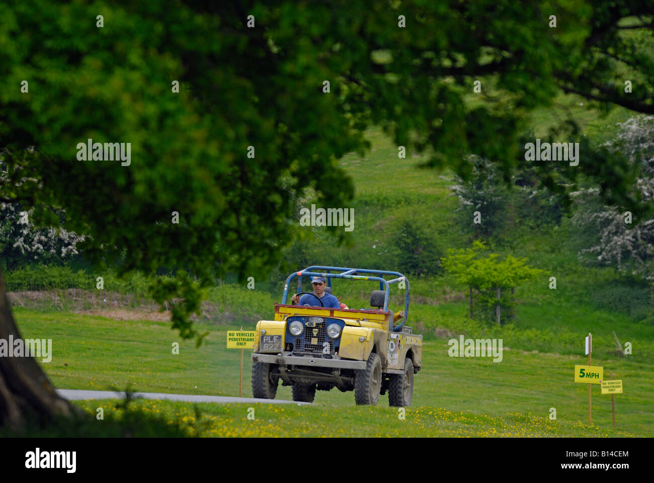 Land Rover Serie 1 basierte Offroad-Racer auf der ALRC nationalen 2008. Stockfoto
