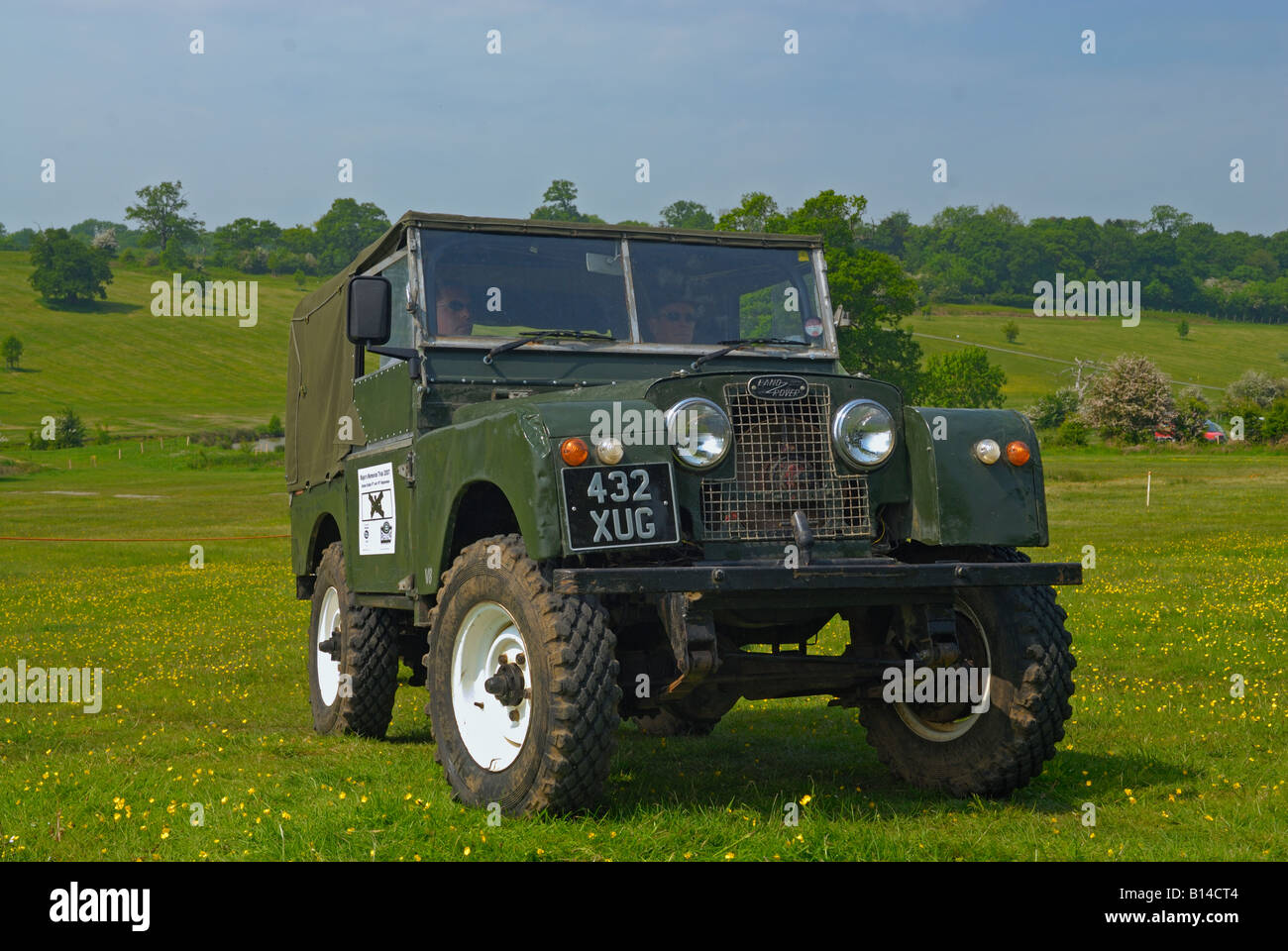 Land Rover Serie 1 basierte Offroad-Racer auf der ALRC nationalen 2008. Stockfoto
