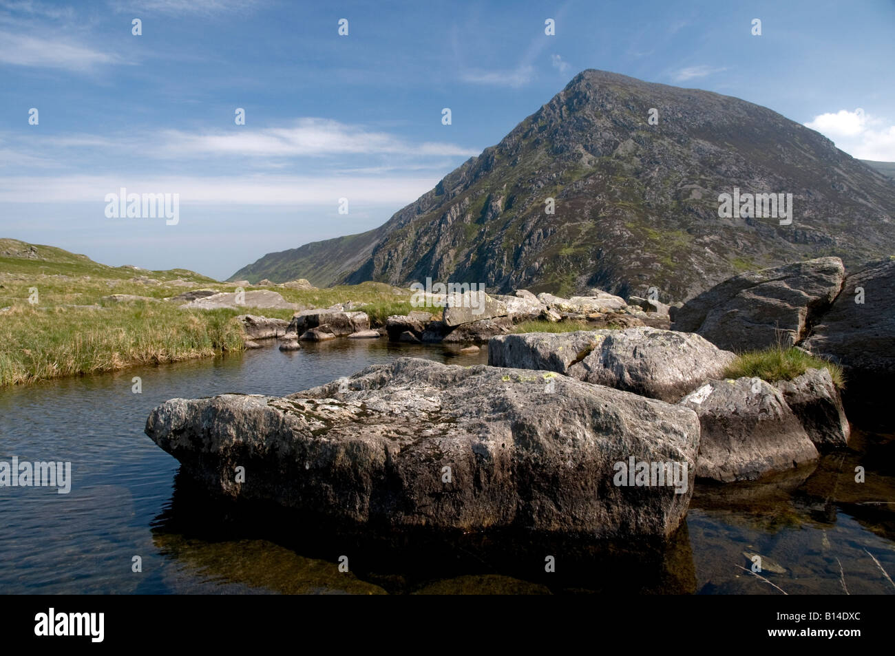 Stift-yr-Ole-Wen. Snowdonia-Nationalpark / Parc Cenedlaethol Eryri Stockfoto