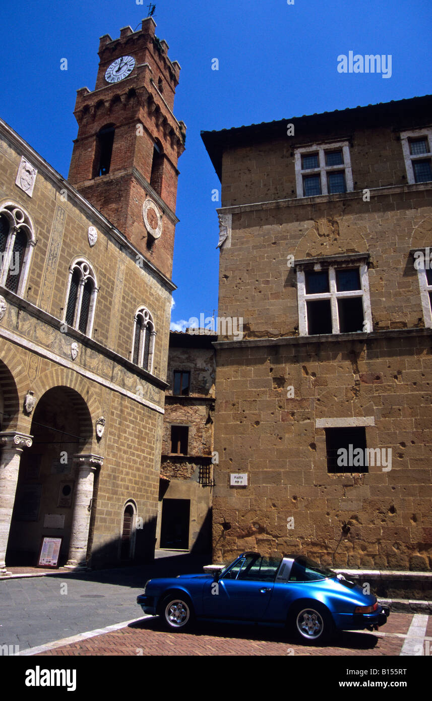 Pienza, Provinz Siena, Toskana, Italien Stockfoto