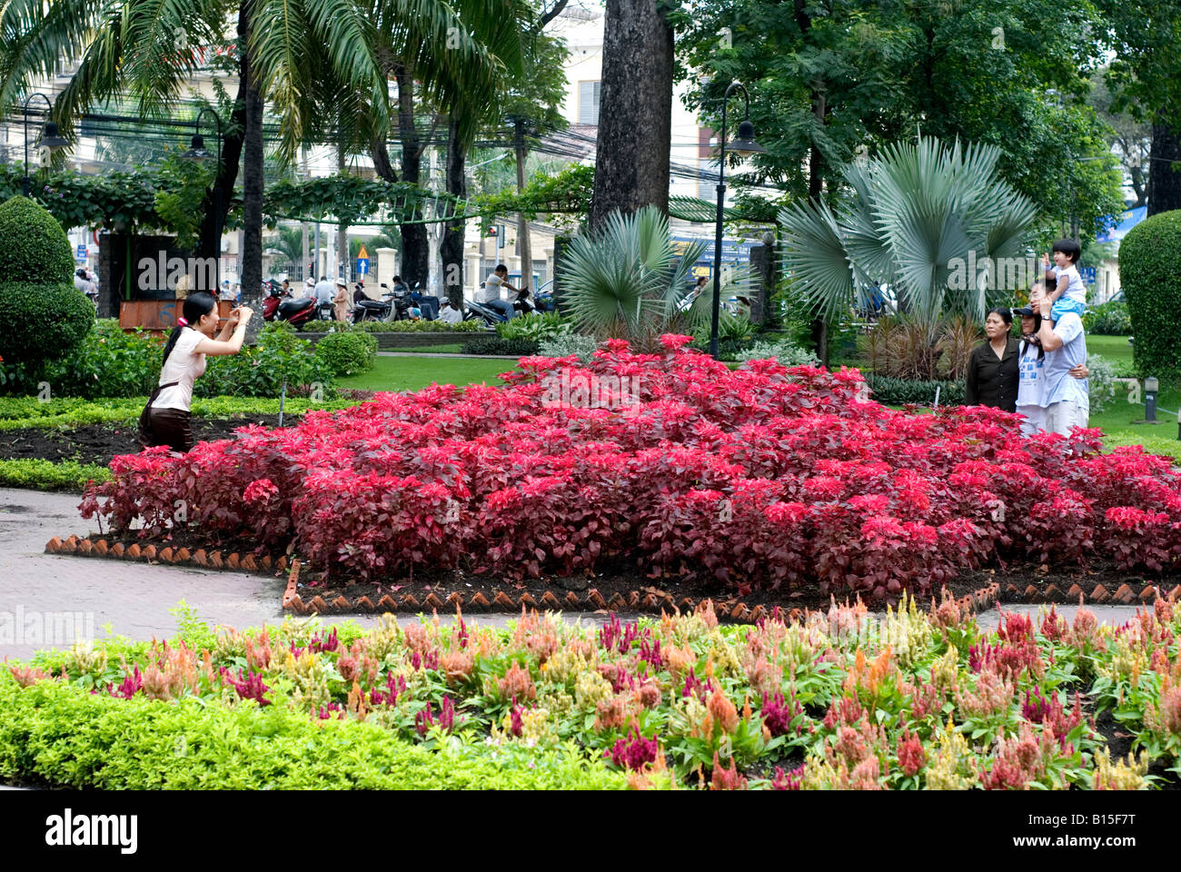 Vietnam Ho Chi Minh Stadt Cong Vien van park Stockfoto