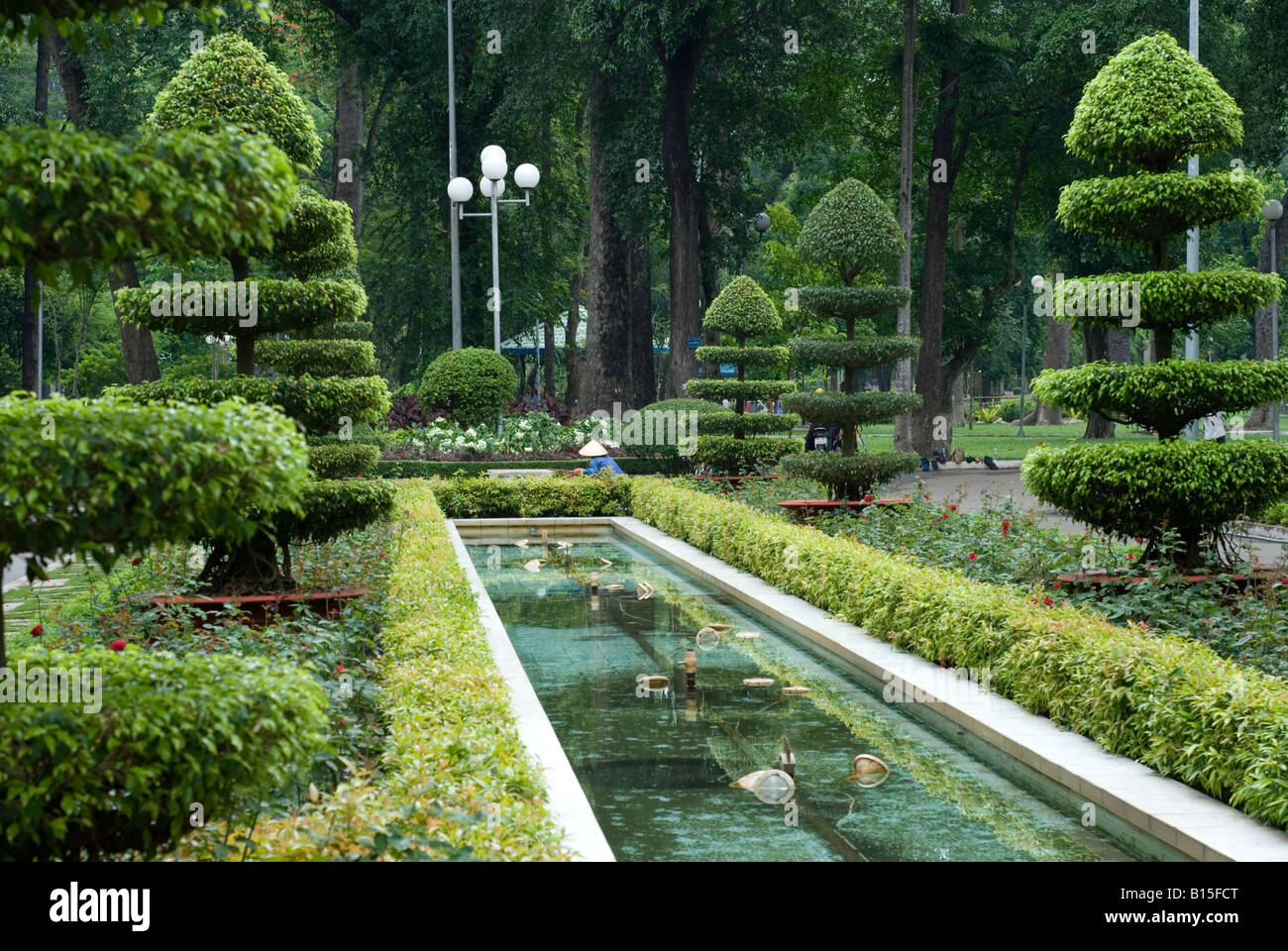 Vietnam Ho Chi Minh Stadt Cong Vien van park Stockfoto