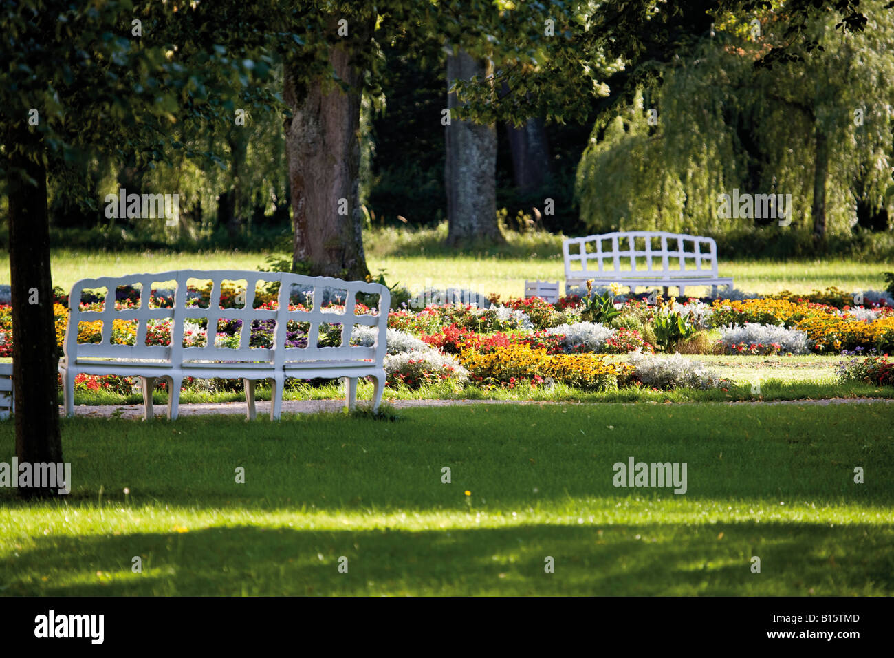 Deutschland, Bayern, Schlossgarten, Schloss Schleißheim Stockfoto