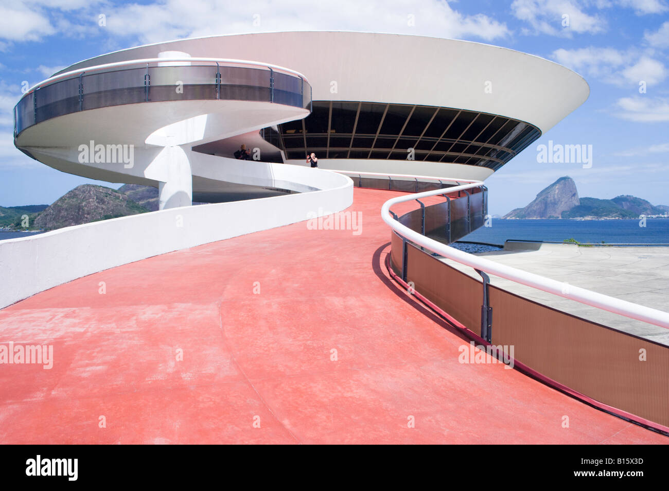 Niteroi Museum für zeitgenössische Kunst, Rio De Janeiro, Brasilien, Südamerika Stockfoto