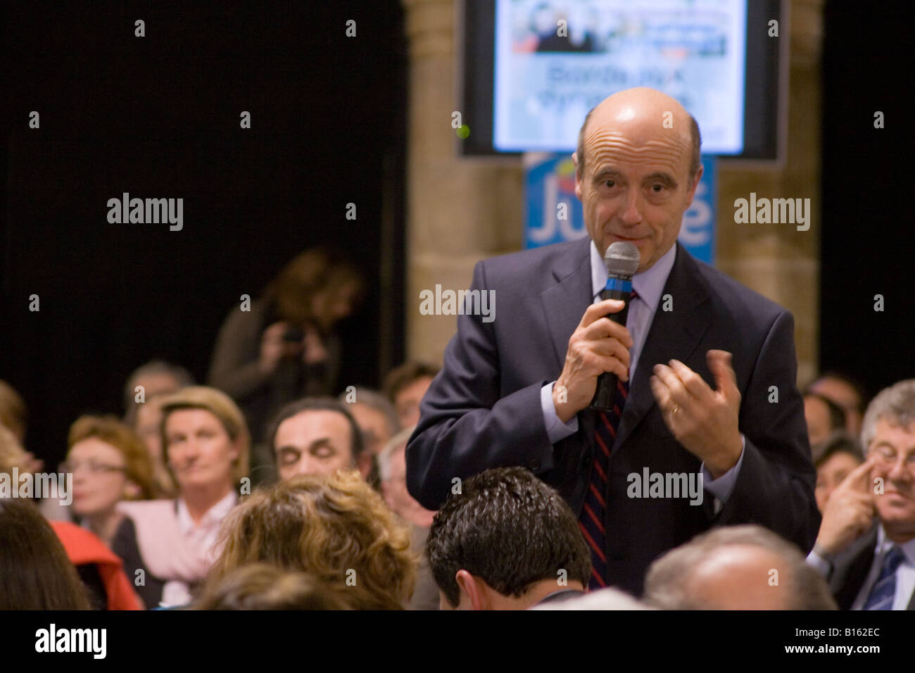 Alain Juppé Bürgermeister von bordeaux Stockfoto