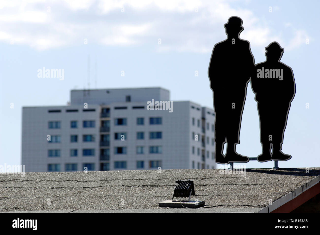 Pat & Patachon Figuren in Berlin-Marzahn Stockfoto