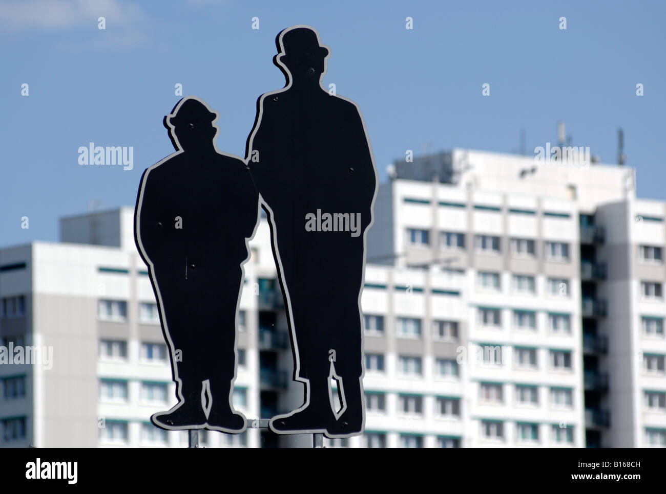 Pat & Patachon Figuren in Berlin-Marzahn Stockfoto