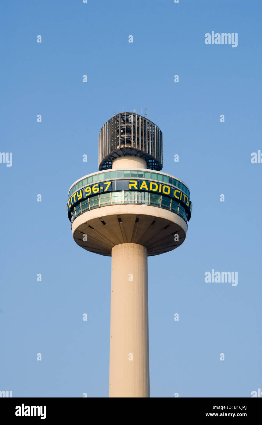 Funkturm Stadt Liverpool UK Stockfoto