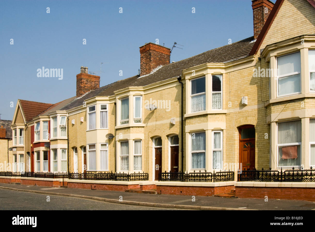 Edinburgh Road Liverpool UK Stockfoto