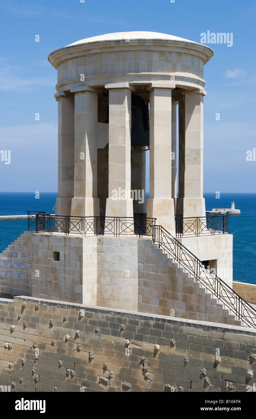 Siege Bell Memorial Valletta Malta Stockfoto