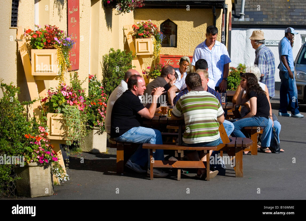 Schiff Gasthof Caerleon Stockfoto