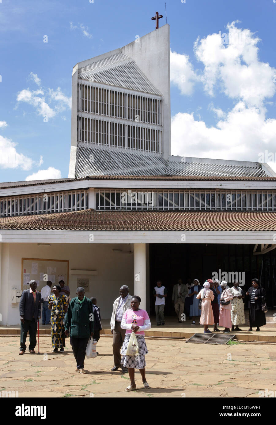Kenia: römisch-katholische Kathedrale "Heiligsten Herzen Jesu" in Eldoret Stockfoto