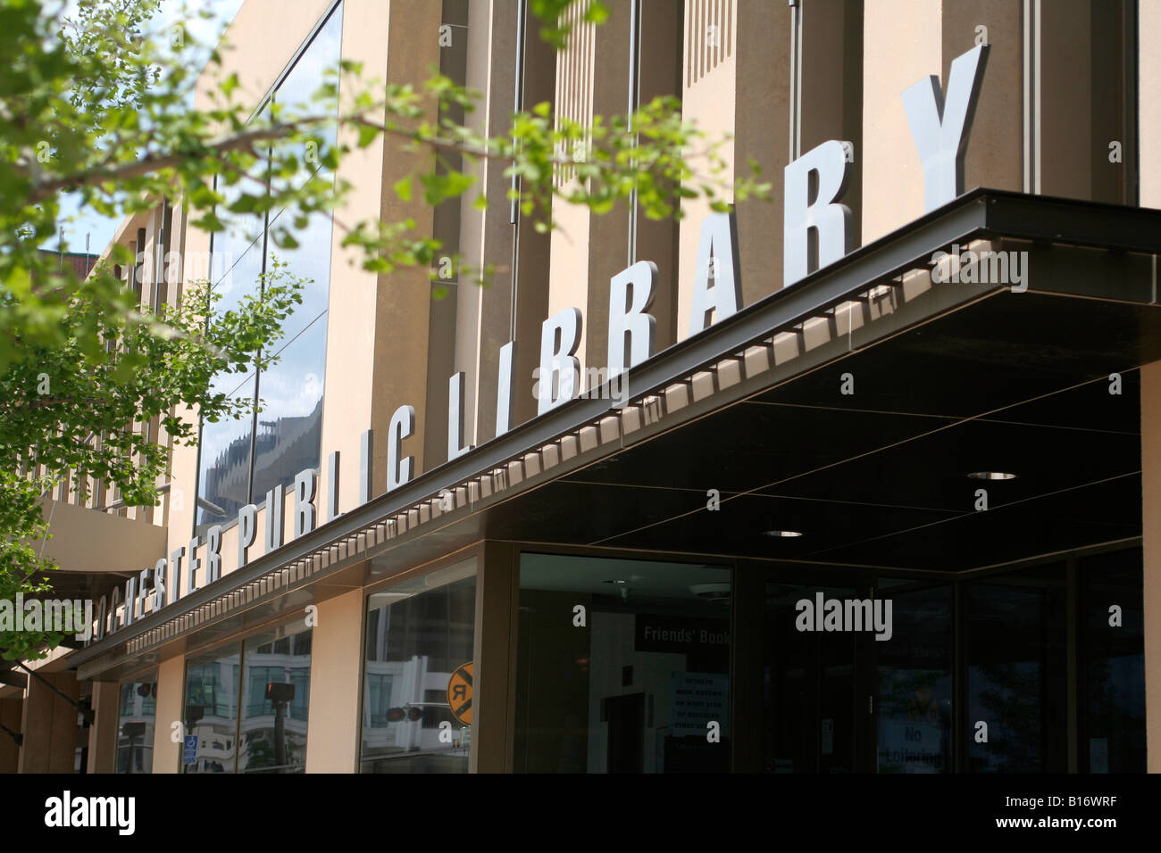 Rochester Stadtbibliothek Rochester Minnesota Stockfoto