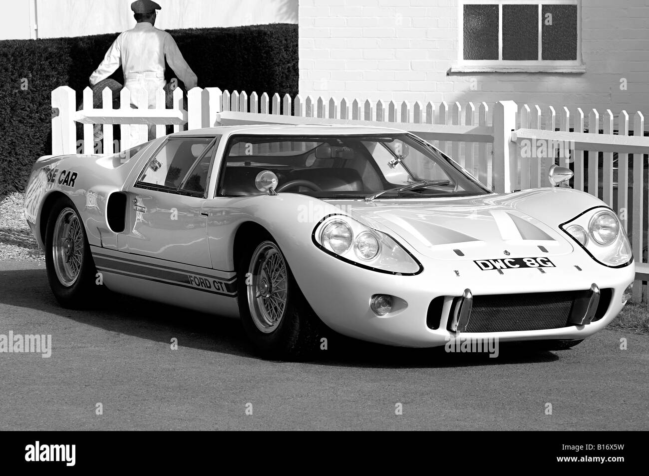 GT 40 Kurs Auto Stockfoto