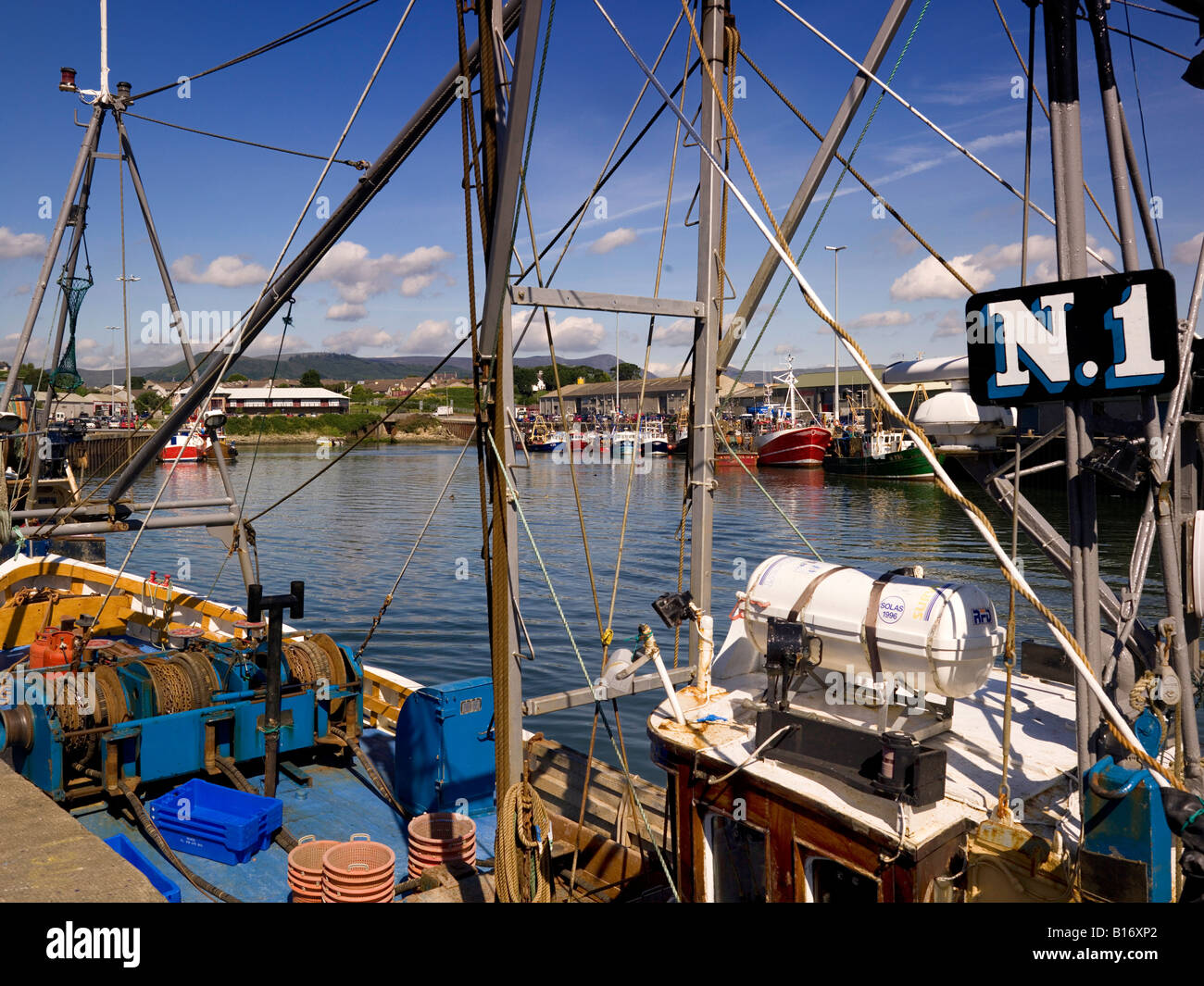 Kilkeel Hafen Co Down Northern Irland Stockfoto