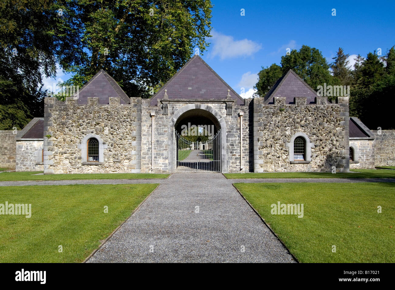 Portumna Castle Gardens West Meatlh Irland Stockfoto