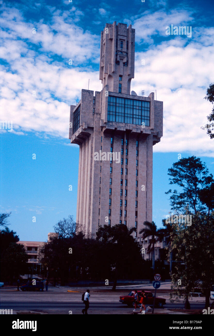 Russische Botschaft in Havanna Kuba Stockfoto