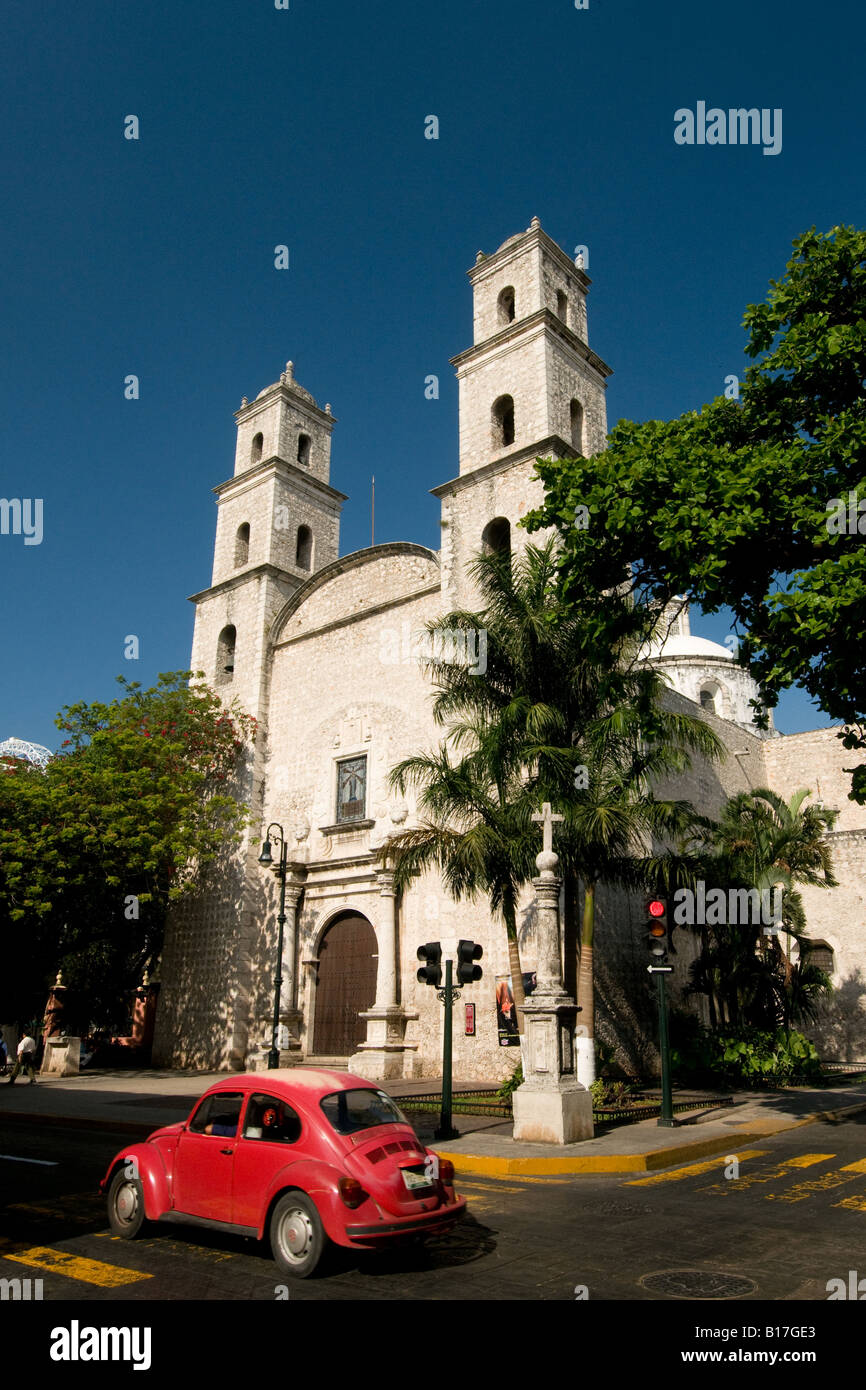 Chuch Jesu in Merida Hauptstadt von Yucatan Staat Mexiko die erste spanische Stadt gebaut in diesem Teil von Mexiko Stockfoto