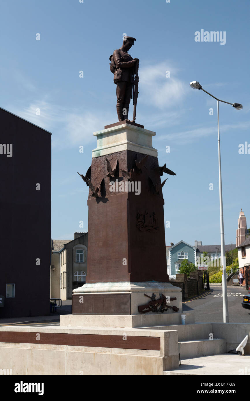 Enniskillen Krieg Gedenkstätte der Mohn Tag Gedenktag Bombardierung in Enniskillen County fermanagh Stockfoto