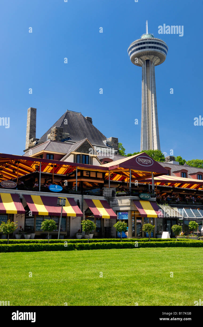 Niagarafälle-Stadt Stockfoto