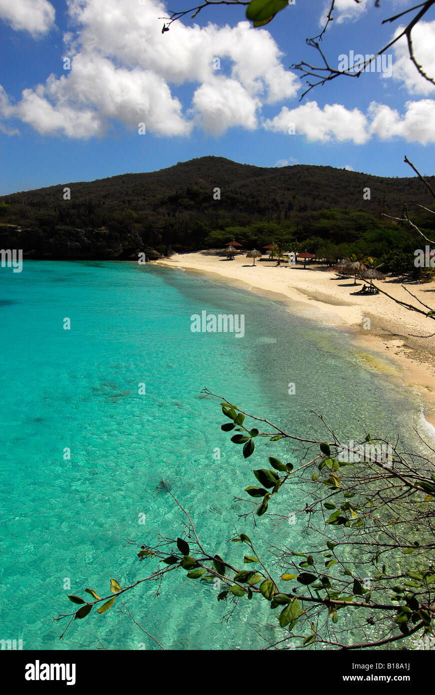 Strand von Curacao Karibik Antillen Curacao Stockfoto