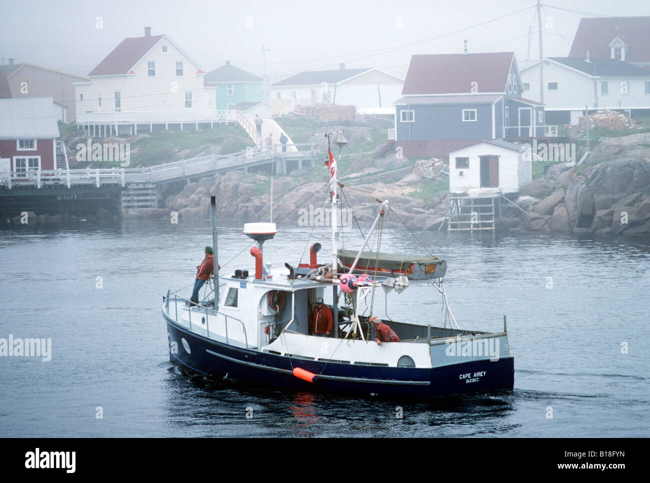 Harrington Harbour, Quebec, Kanada Stockfoto