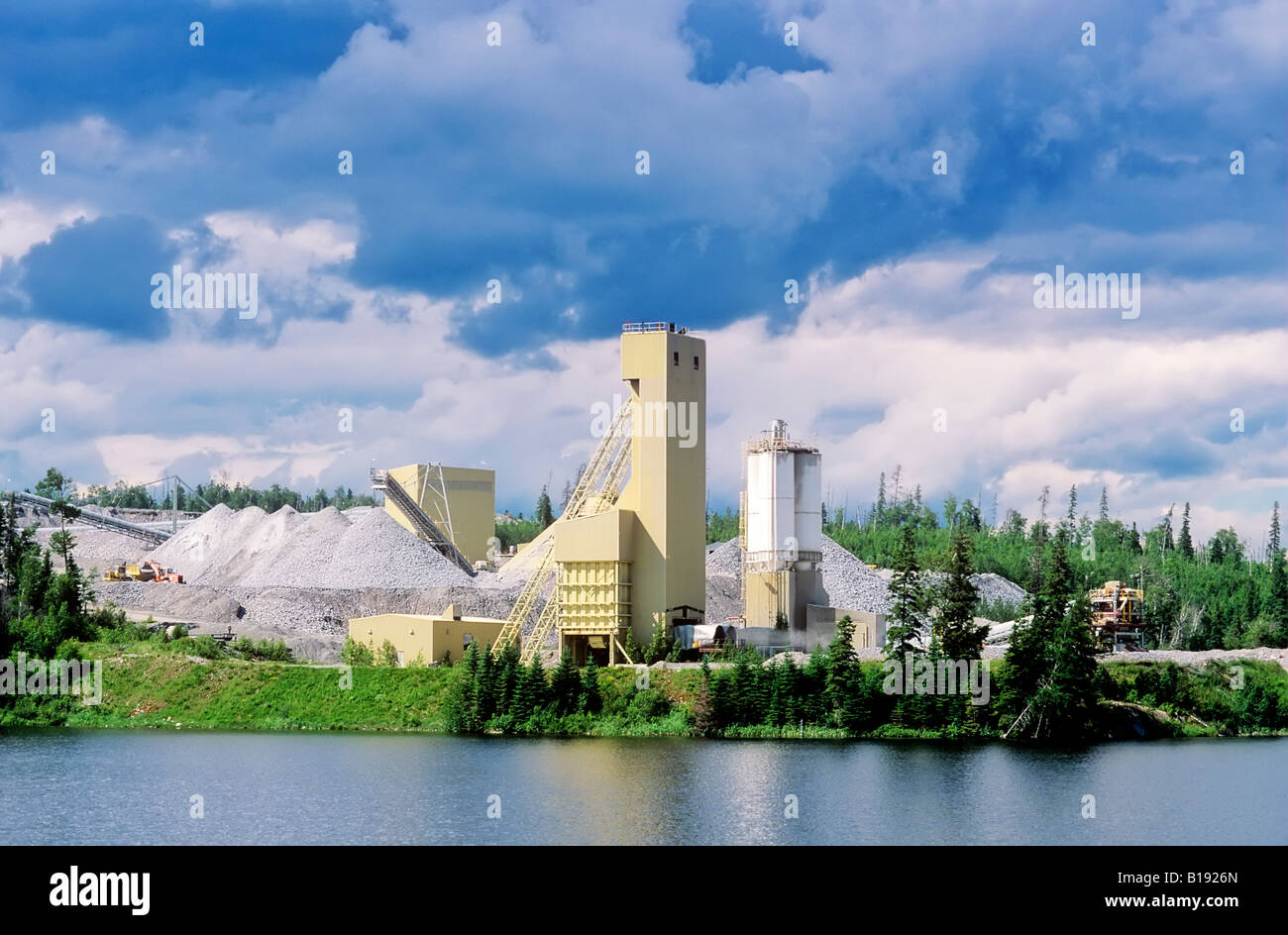 Williams Mine, North Atans, Ontario, Kanada. Stockfoto