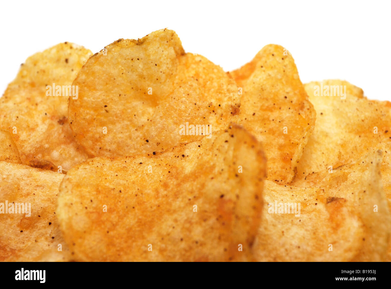 Kartoffel-Chips-Detail Stockfoto