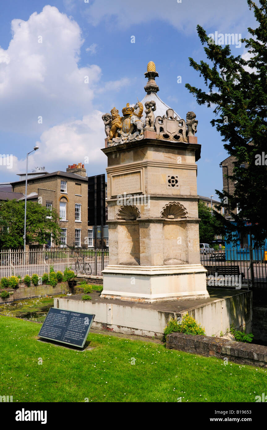Hobsons Conduit Denkmal, Cambridge England UK Stockfoto