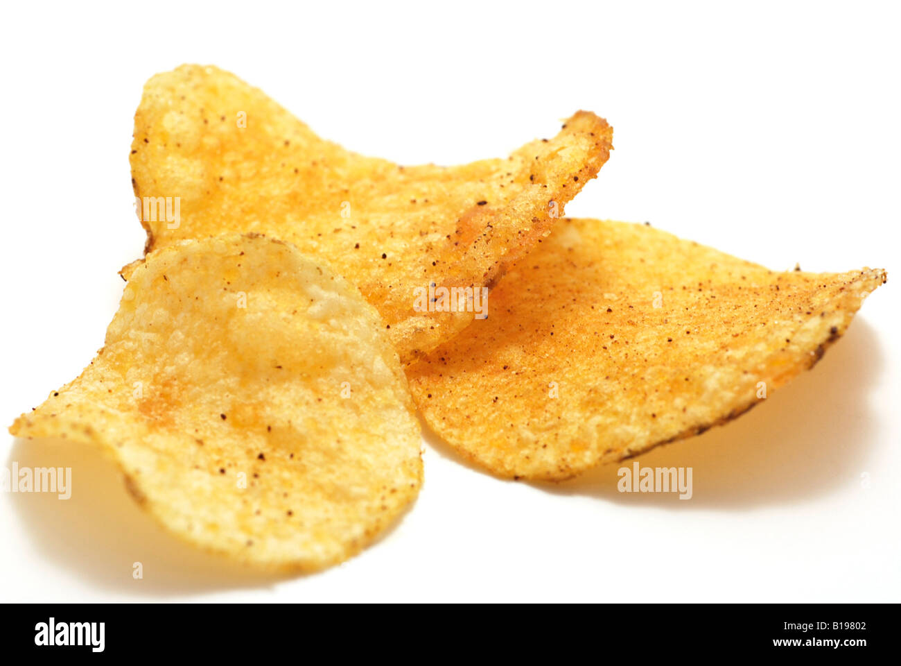 Kartoffelchips Stockfoto