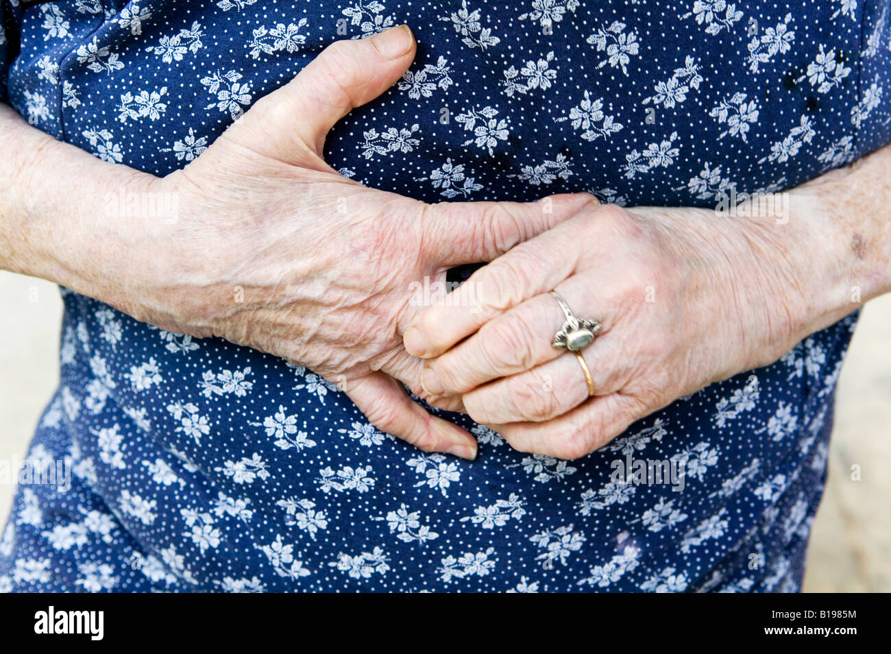 81 Jahre alte Frau, Montreal, Quebec, Kanada Stockfoto
