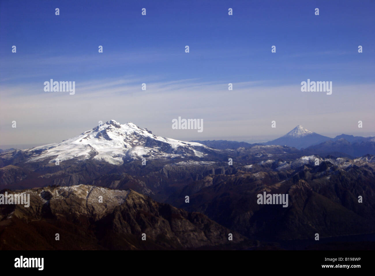 Luftaufnahme von Los Andes 5 Stockfoto