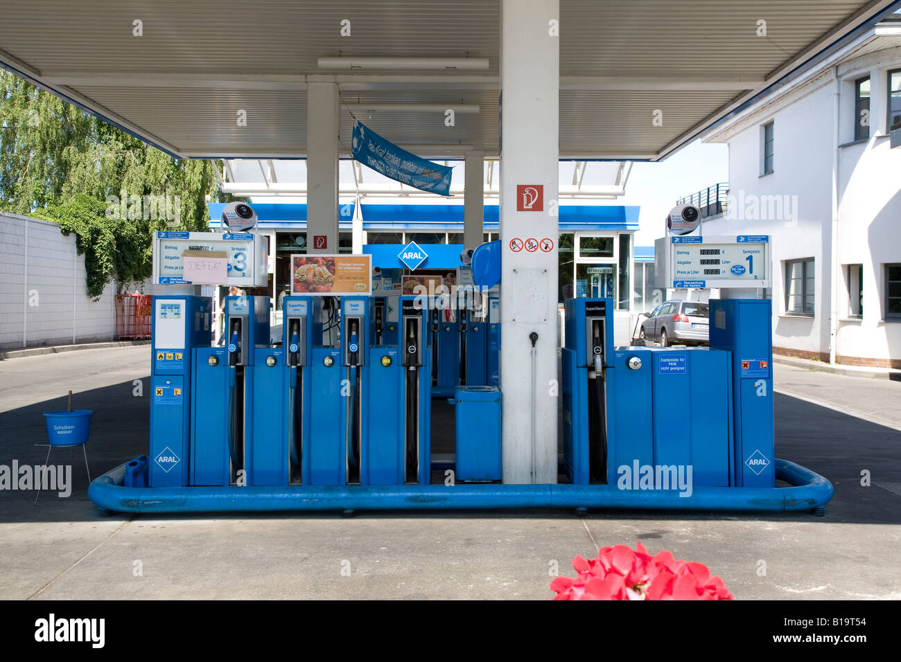 Tankstelle Tankstelle Stockfoto