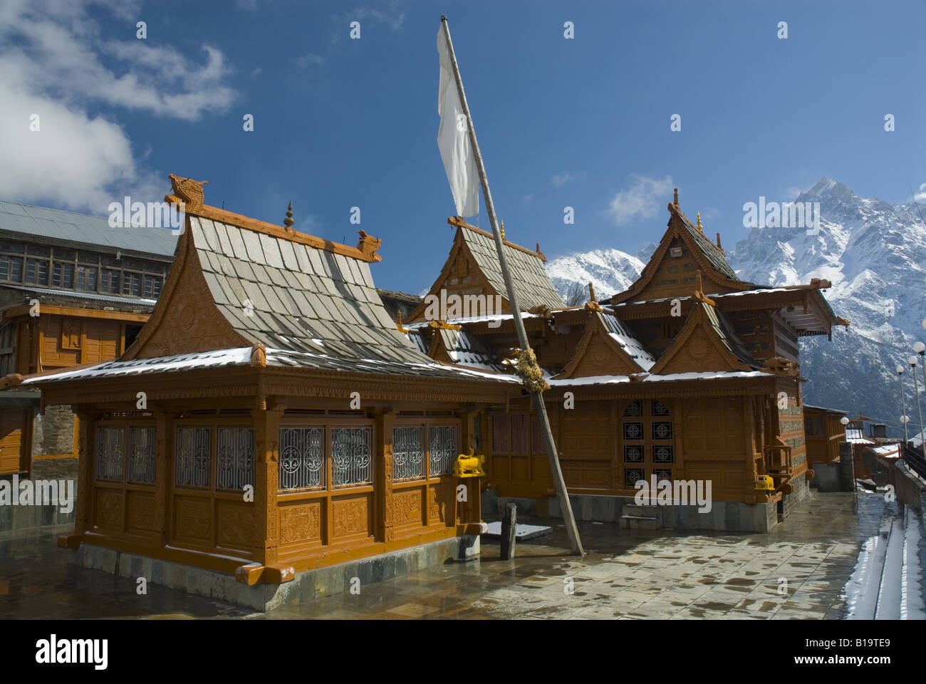 Kalpa in Kinnaur District. Himachal Pradesh Stockfoto