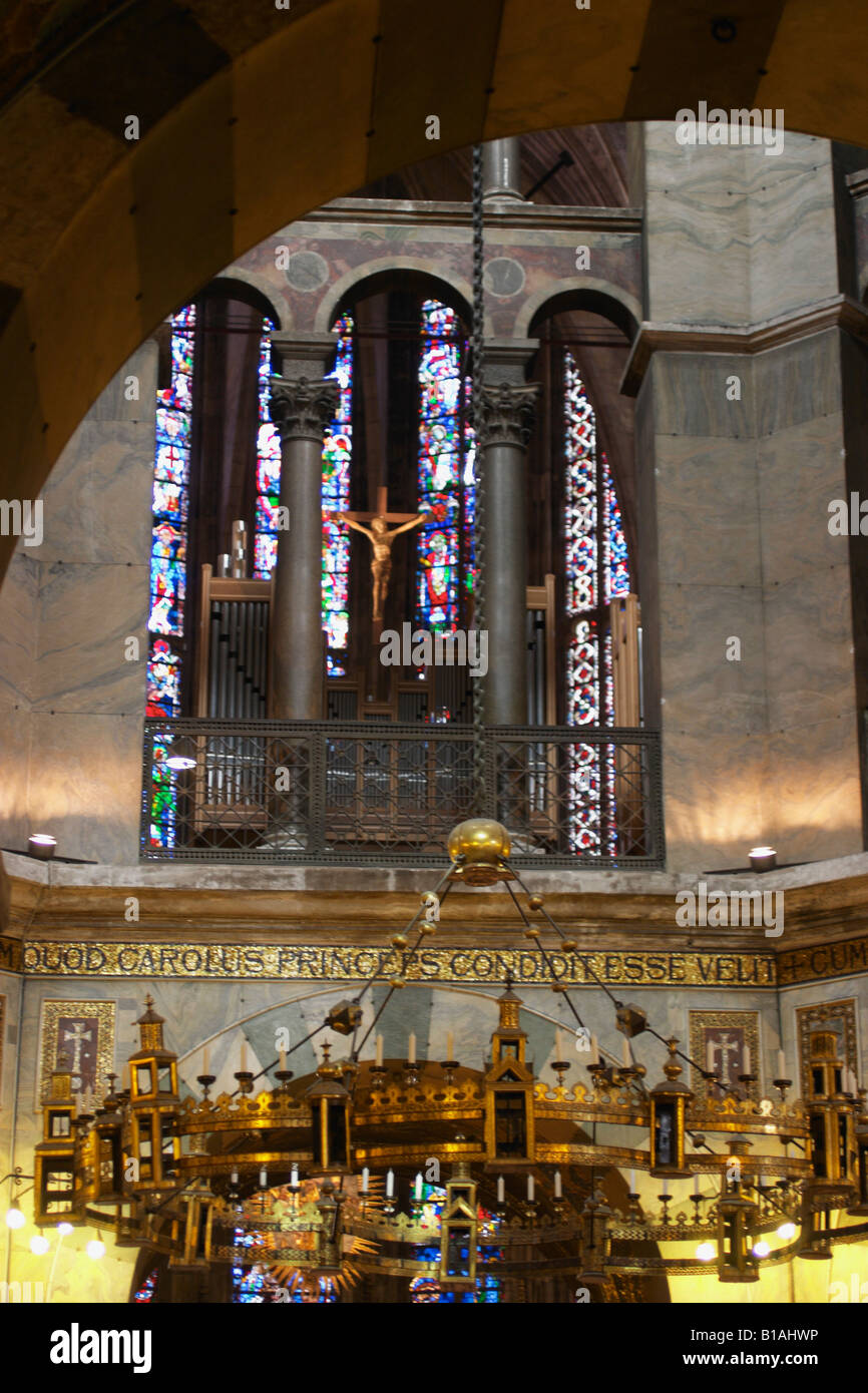 Karolingischen Renaissance sakrale Architektur und Dekoration-Dom zu Aachen-Deutschland Stockfoto