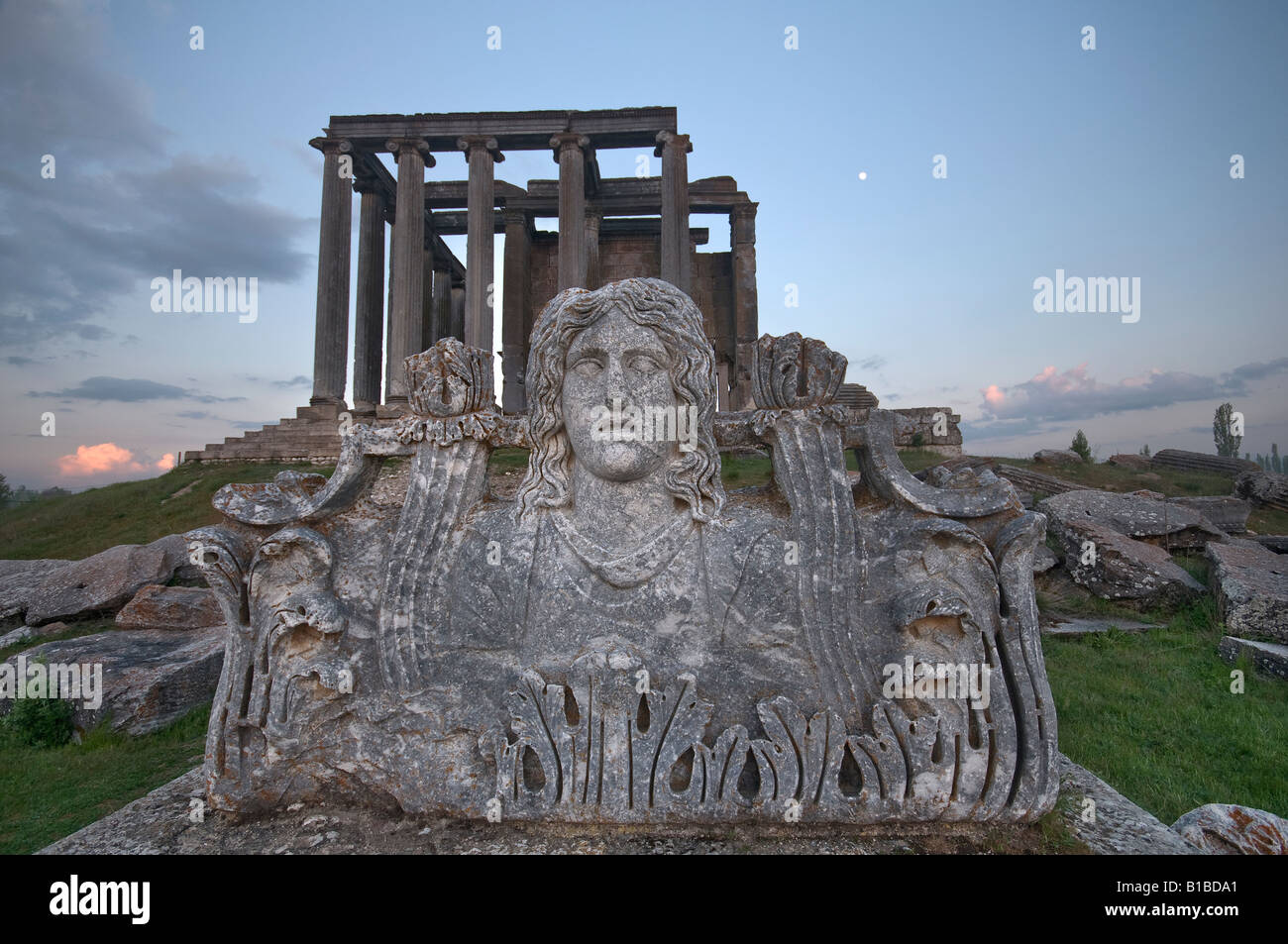 Der antiken Stadt Aizanoi in der Ägäis Stadt Kutahya Cavdarhisar in der Türkei Stockfoto