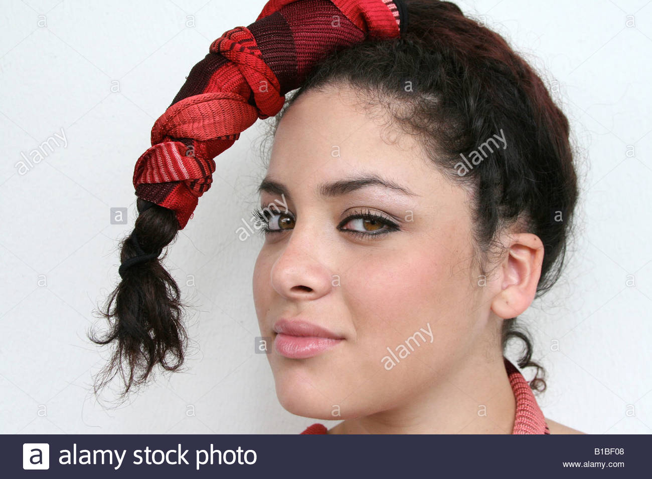 Weißes mädchen aus hispanic