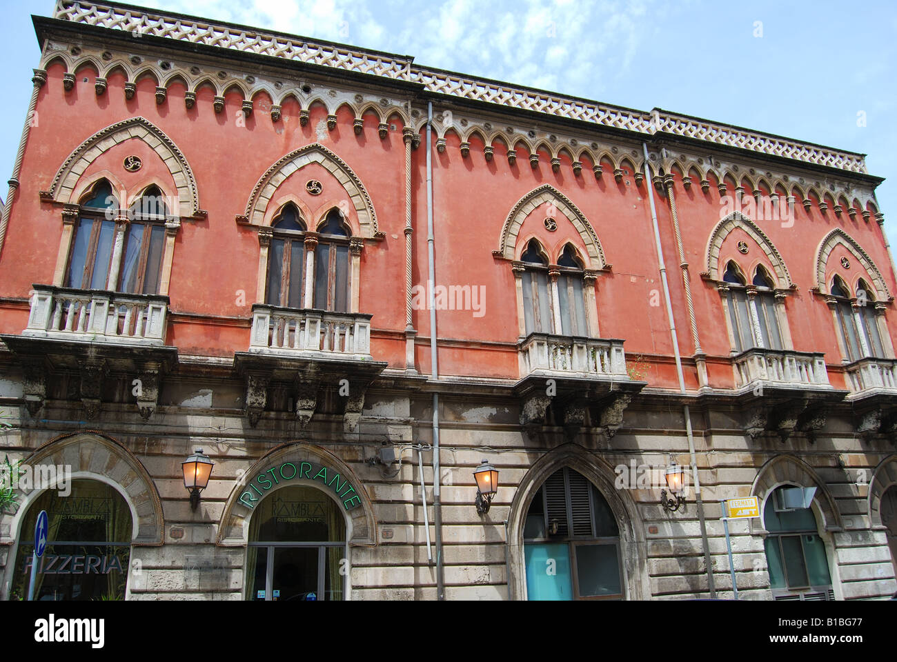 Venezianischer Architektur, Ortigia, Isola di Ortigia, Siracusa, Sizilien, Italien Stockfoto